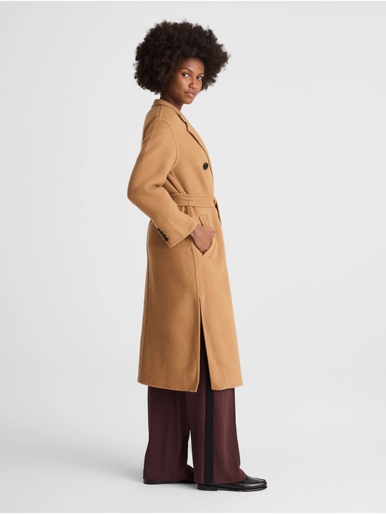 Madewell Double-Faced Brushed Long Coat - Picture 3 of 5